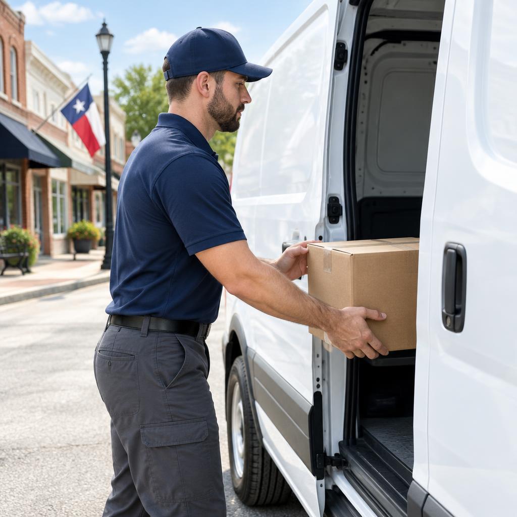 Illustration of local deliveries